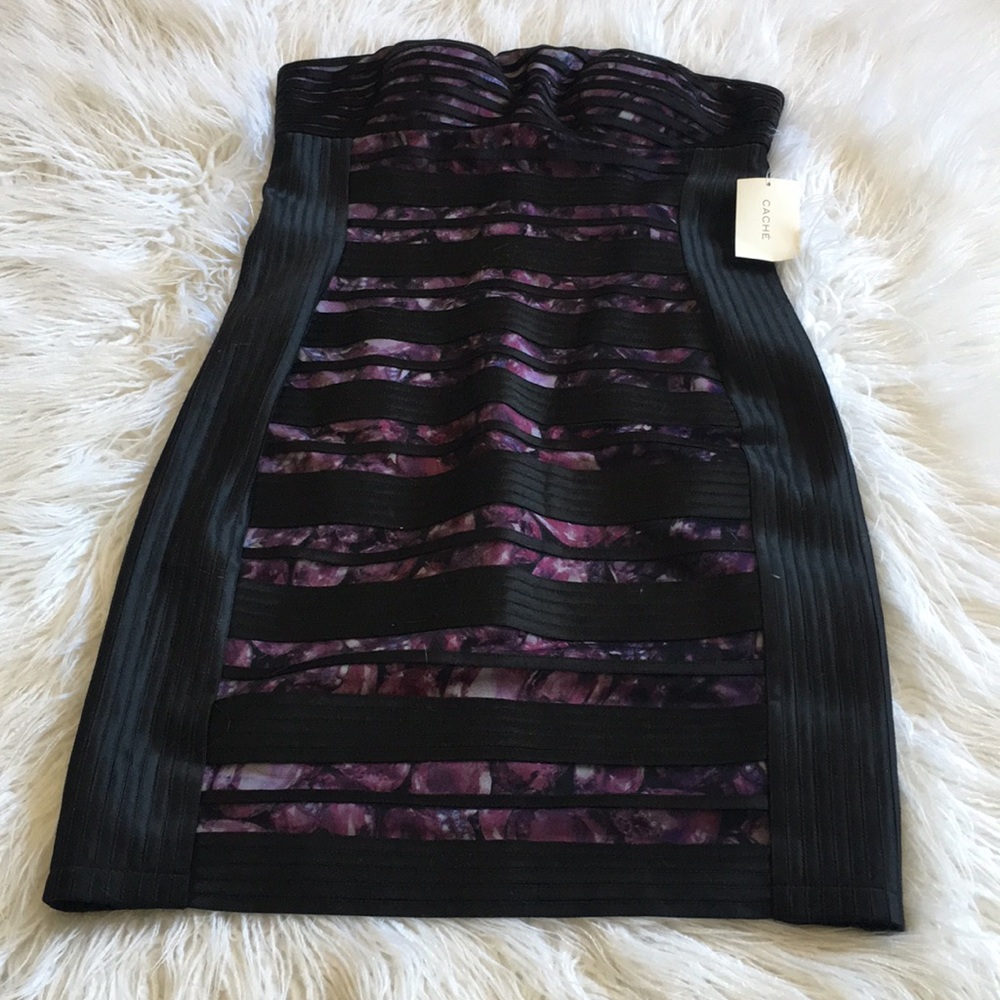 Strapless cocktail dress